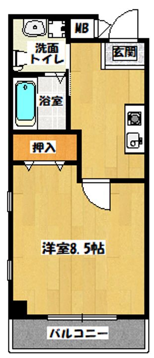 CARPE DIEM 16の間取り