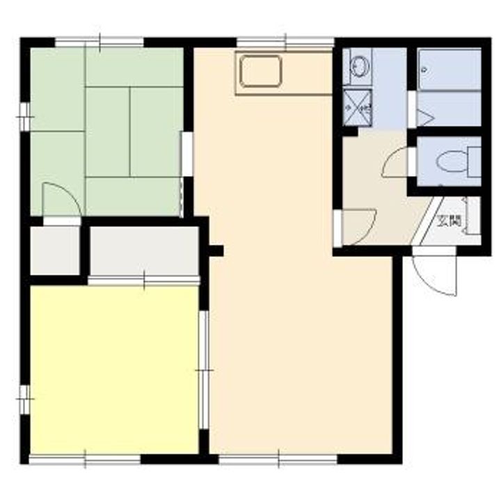 グリーンコーポC棟の間取り