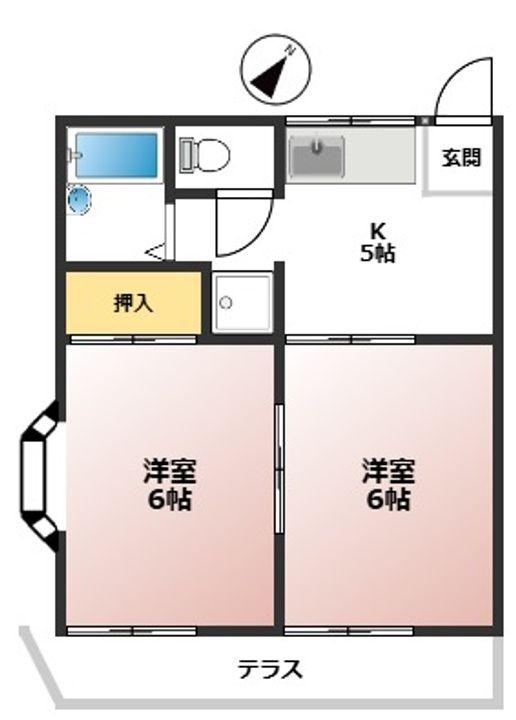 第一河村ハイツの間取り