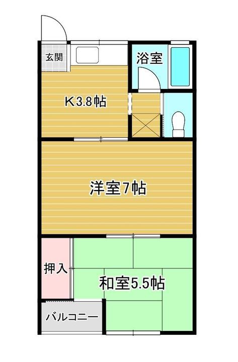 シティーハイツさつきの間取り