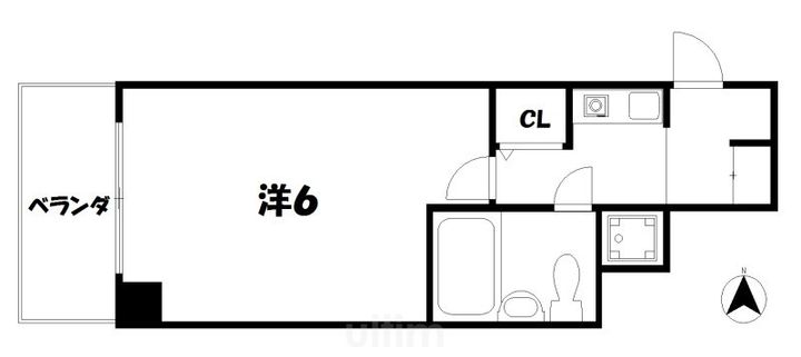 四条大宮シャトー朝日の間取り