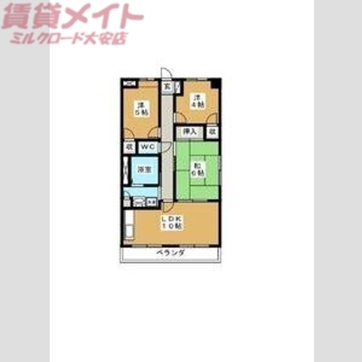 グリーンピュアいなべの間取り