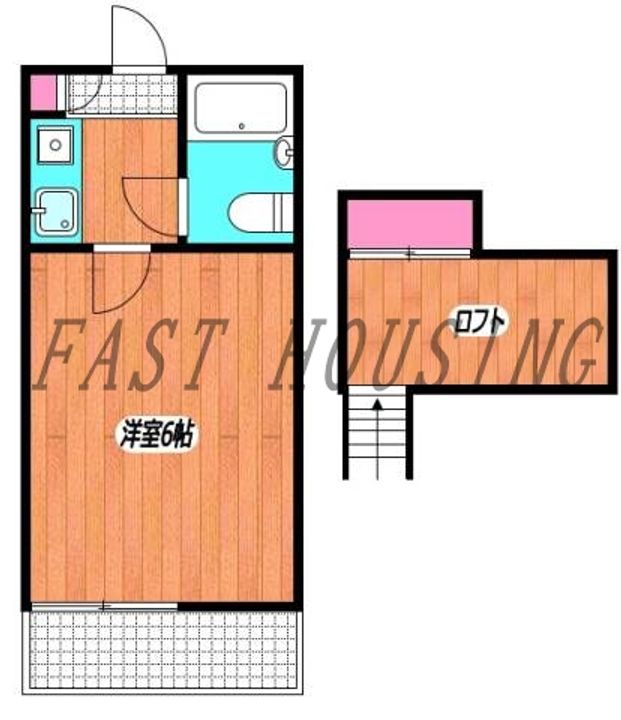 東京都世田谷区大原1(アパート)の賃貸物件の間取り