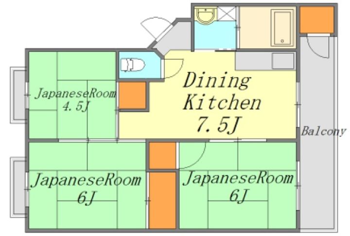 広島県廿日市市佐方4(マンション)の賃貸物件の間取り