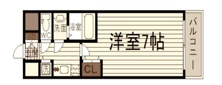 TOYOTOMI STAY PREMIUM 難波桜川の間取り