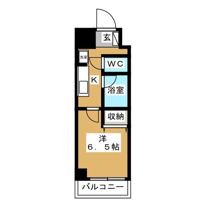 プラシード早稲田の間取り