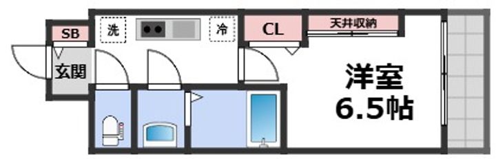 プレサンス長田レジェールの間取り