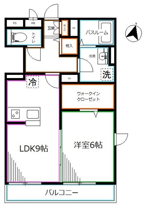 東京都杉並区和泉4(アパート)の賃貸物件の間取り