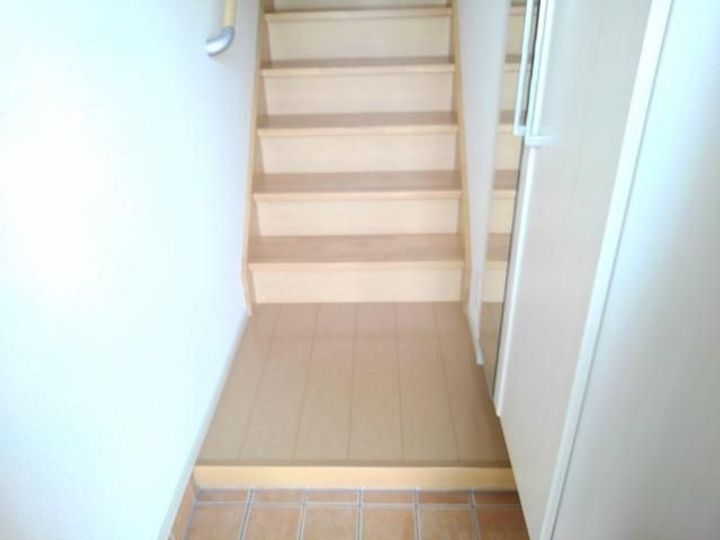 茨城県下妻市半谷(アパート)の賃貸物件の玄関