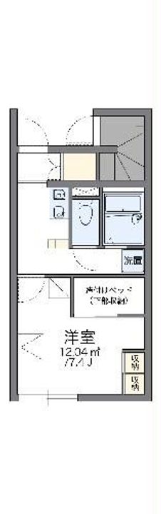 レオパレス池新田の間取り