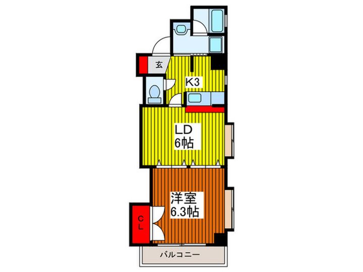 ティアラ21の間取り