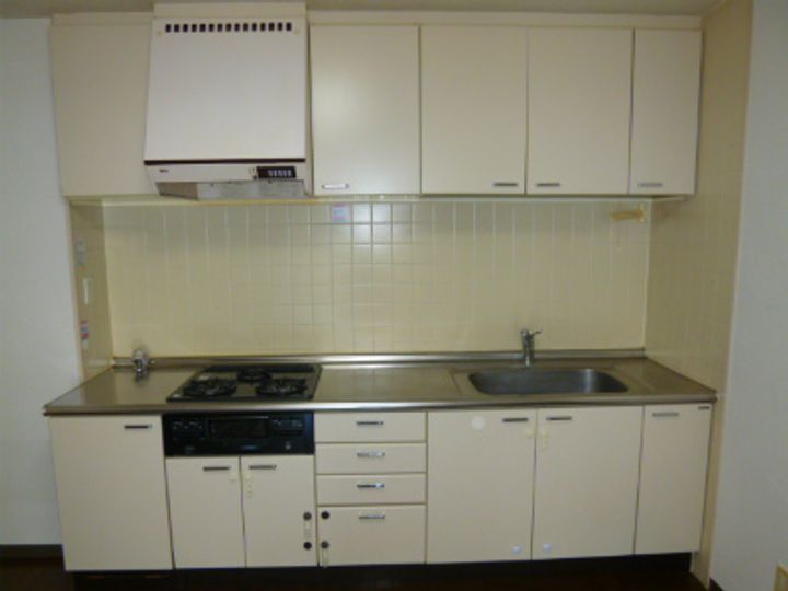 茨城県龍ヶ崎市小柴4(マンション)の賃貸物件のキッチン