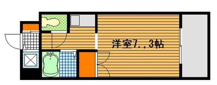 リヴェール西旭の間取り