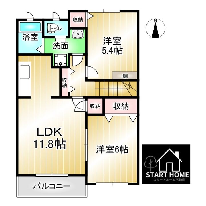 ジュネスの間取り