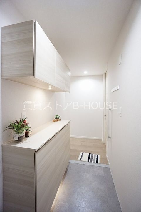 神奈川県厚木市泉町(マンション)の賃貸物件の玄関