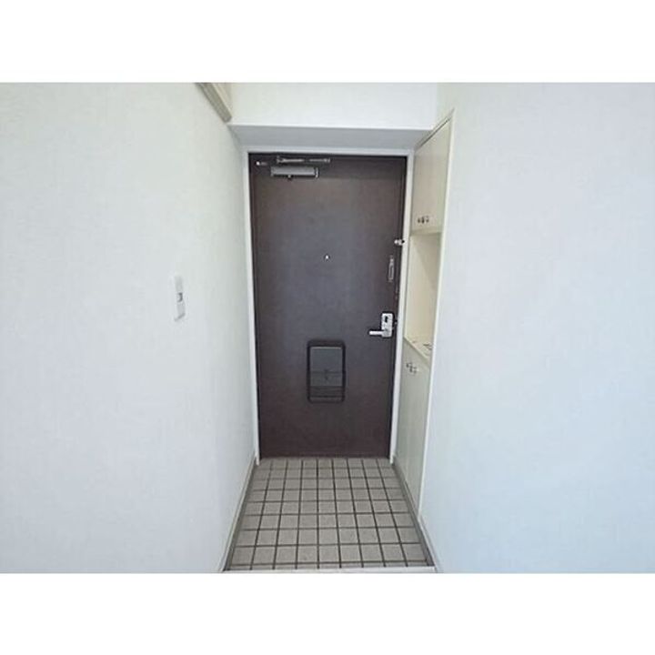 栃木県宇都宮市上大曽町(マンション)の賃貸物件の玄関