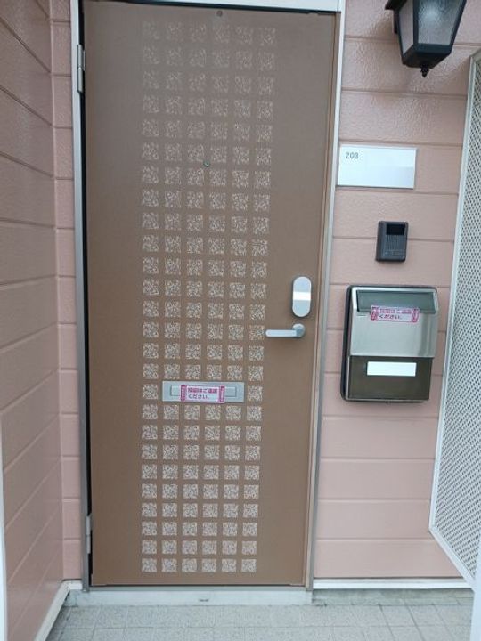 福島県いわき市勿来町窪田小島(アパート)の賃貸物件の玄関