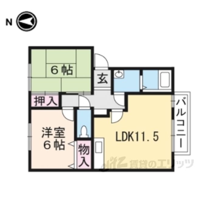 パークハイムAの間取り