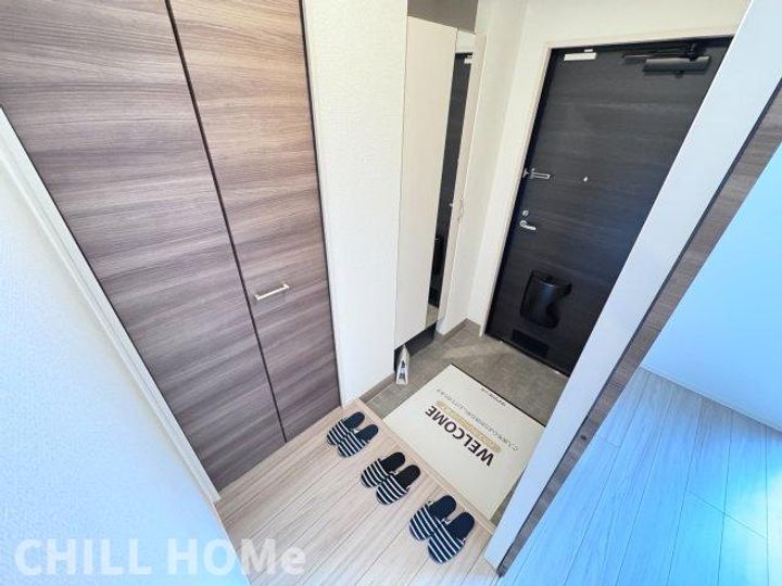 群馬県高崎市貝沢町(アパート)の賃貸物件の玄関