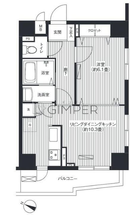 コート・フェリシアの間取り