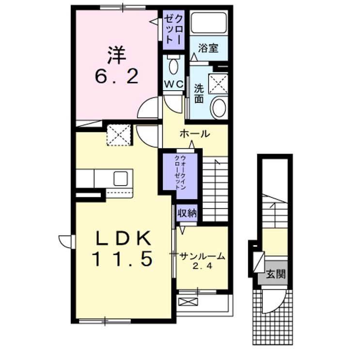 ハイマウンテン DKの間取り