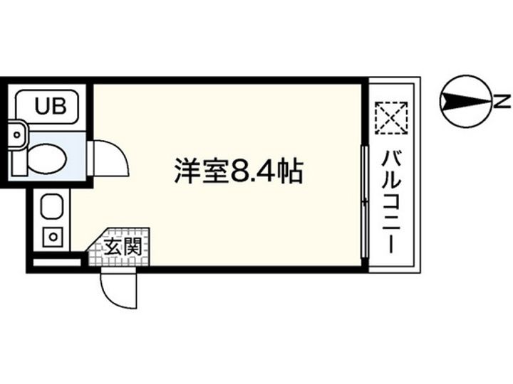 広島県広島市南区皆実町6(マンション)の賃貸物件の間取り