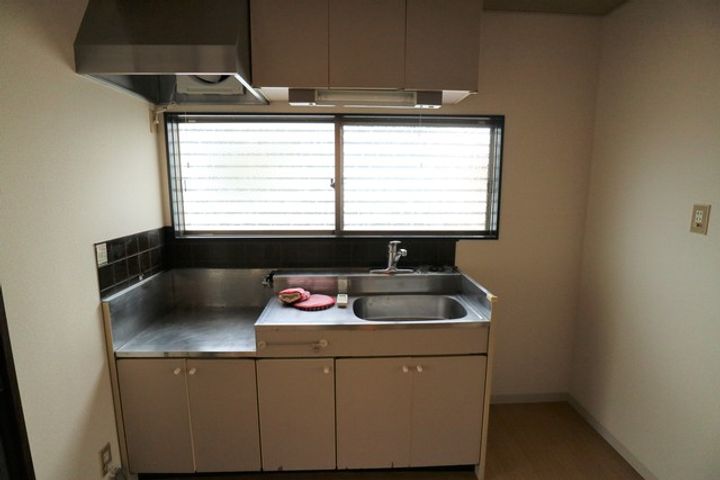 岡山県倉敷市福島の賃貸アパートのキッチン