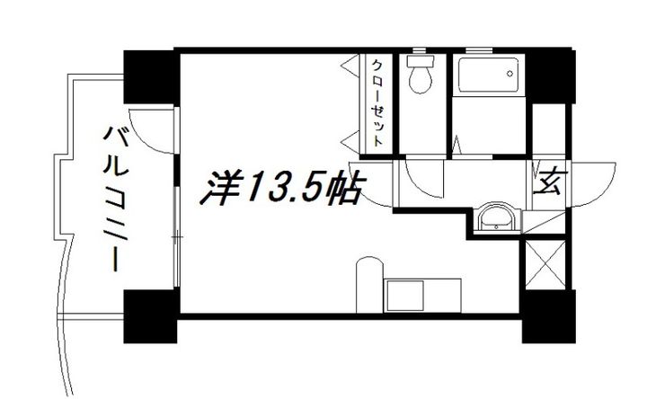 静岡県浜松市中央区佐藤2(マンション)の賃貸物件の間取り