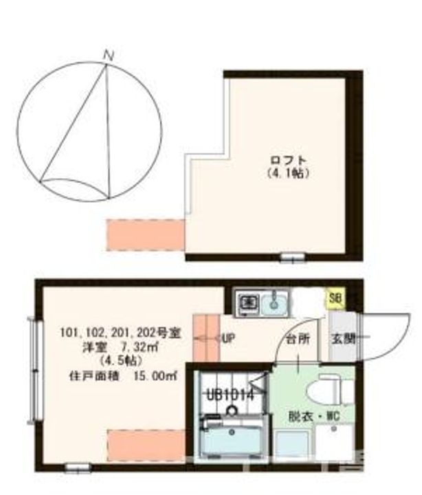 エスペランサ亀有の間取り