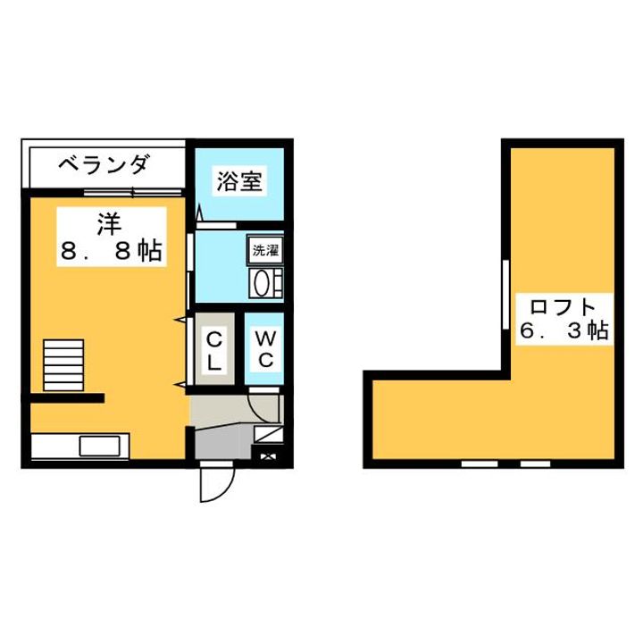 Ferveur本陣の間取り