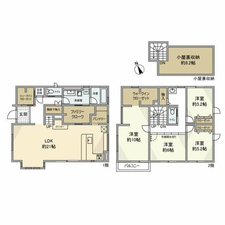 神奈川県横浜市戸塚区品濃町(一戸建)の賃貸物件の間取り