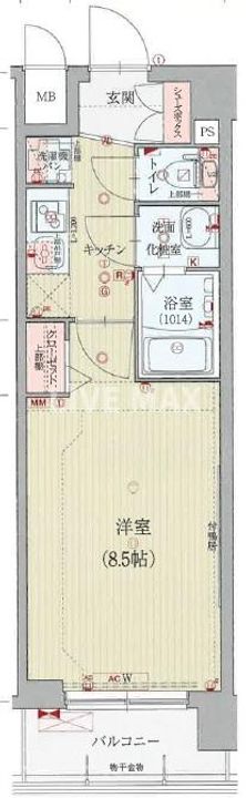 ベラジオ京都一乗寺IIの間取り