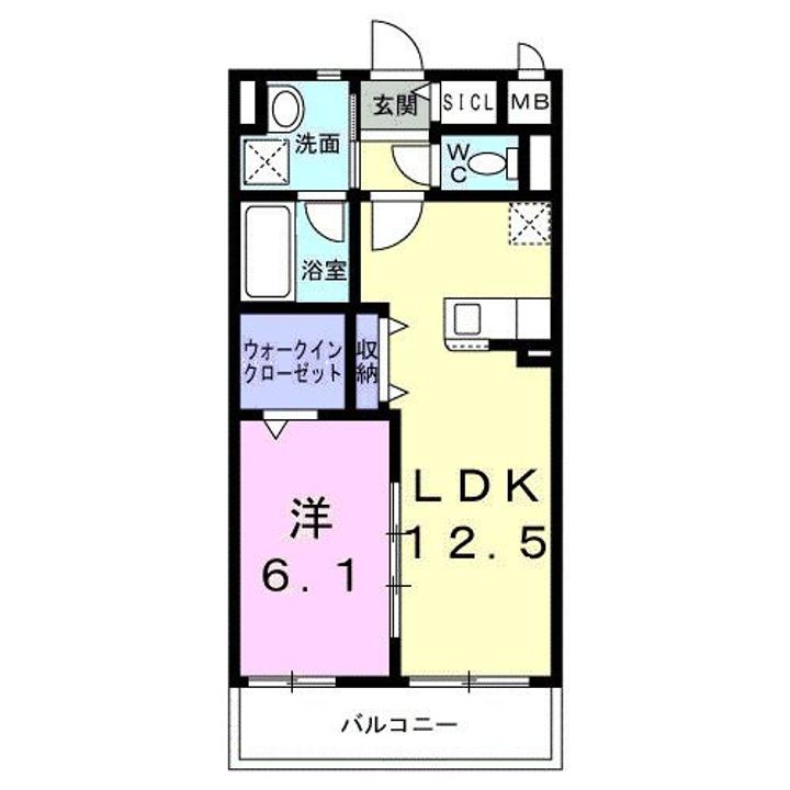 ヴィラ フェリシアの間取り