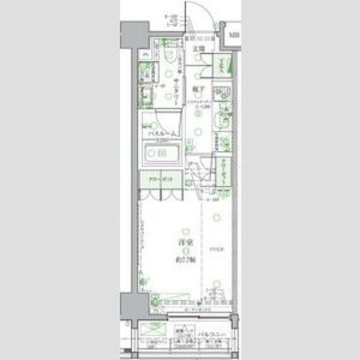 クレヴィスタ板橋西台IIの間取り