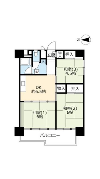 UR南港ひかりのの間取り