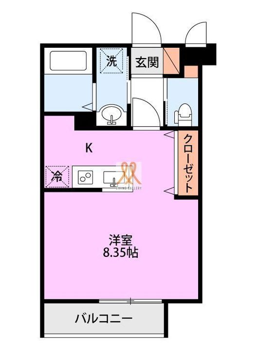 ミリアビタ宮本の間取り