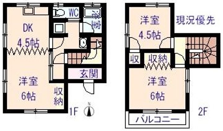 群馬県前橋市下新田町(一戸建)の賃貸物件の間取り