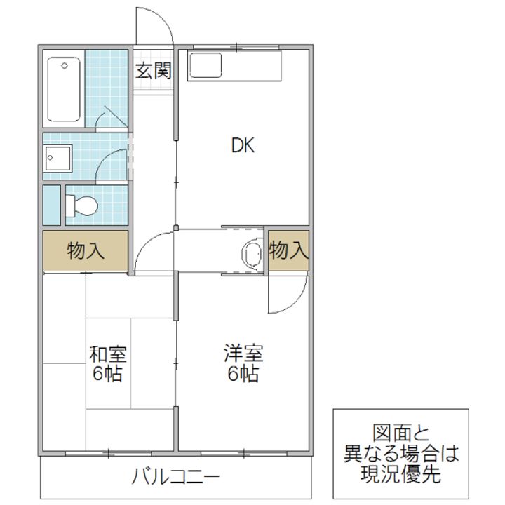 大みか中央ビルの間取り