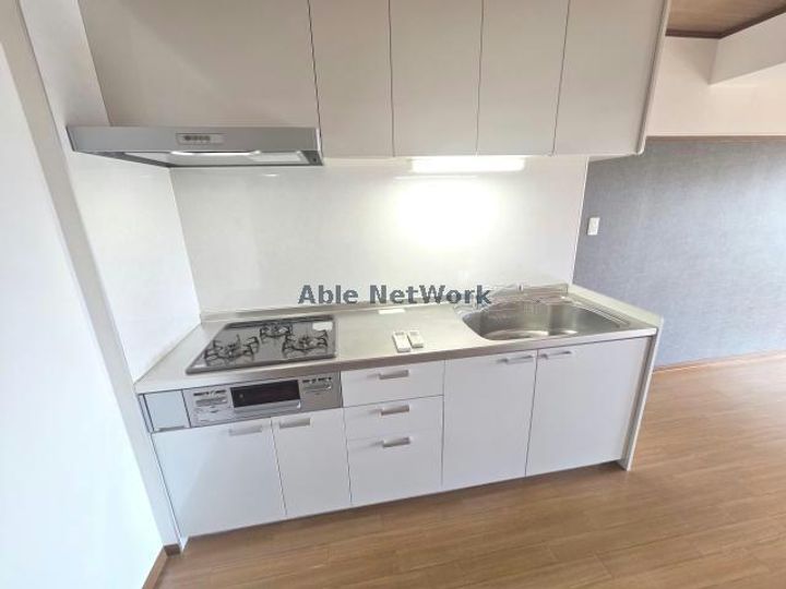 岐阜県岐阜市茜部菱野3(マンション)の賃貸物件のキッチン