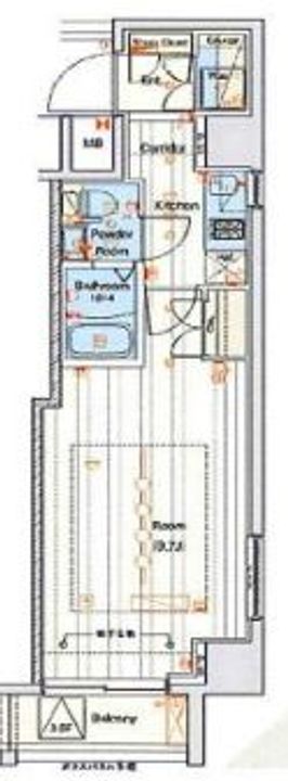 メイクスデザイン蒲田ウエストの間取り
