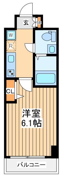 ラフィスタ川崎3の間取り