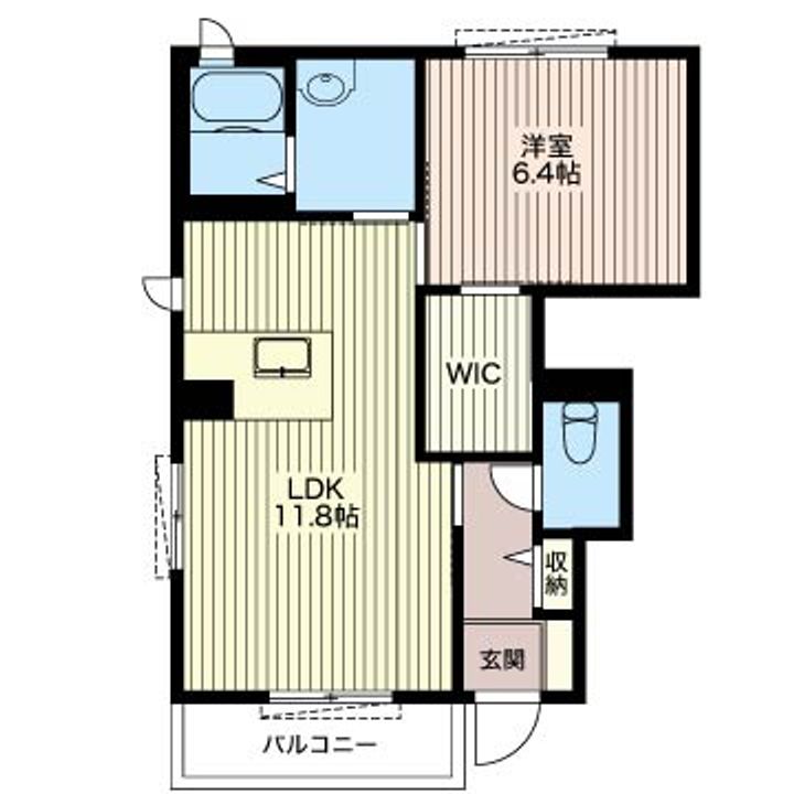 ShaMaison ビューテラスA103の間取り