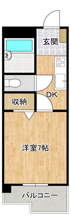 高知県香南市野市町西野(マンション)の賃貸物件の間取り