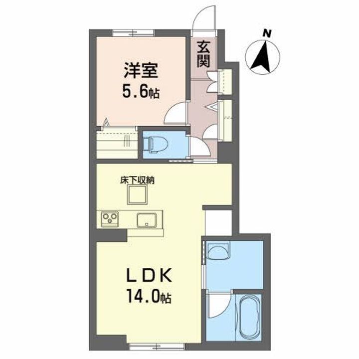 グランデAの間取り