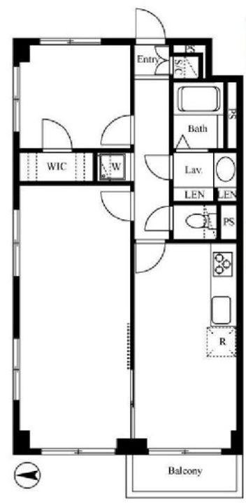 神奈川県横浜市旭区白根4(マンション)の賃貸物件の間取り