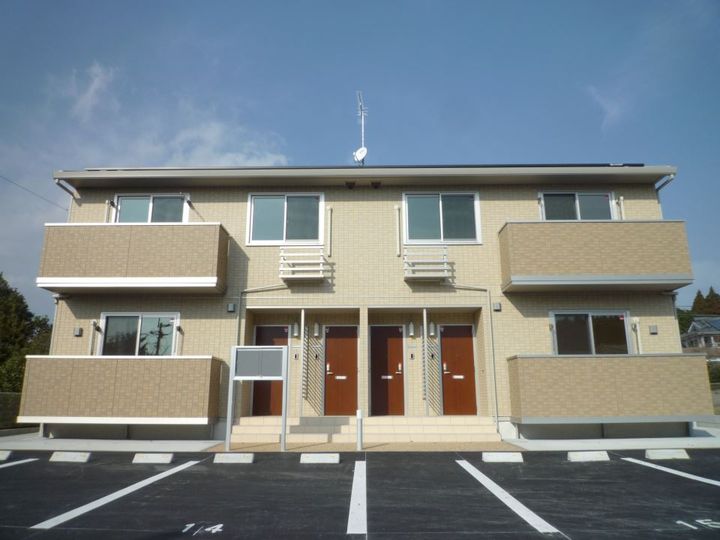 サニーハイツ花棚A棟の外観