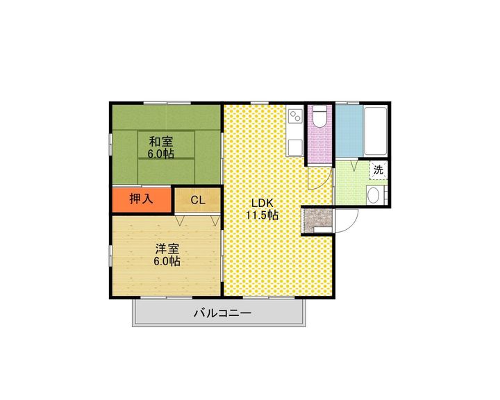 グリーンコーポの間取り