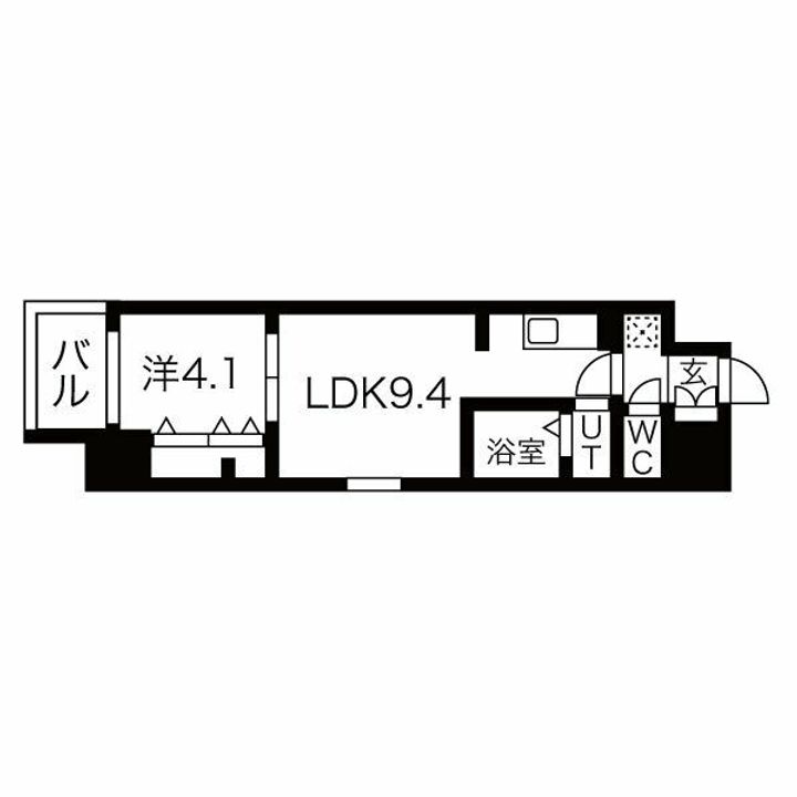 ファステート難波デラックスの間取り