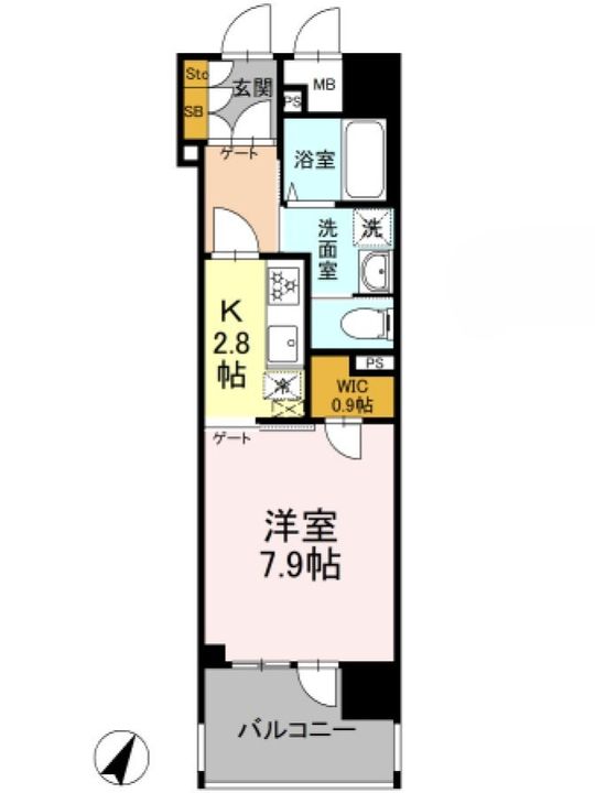 リーラ横浜川和町の間取り