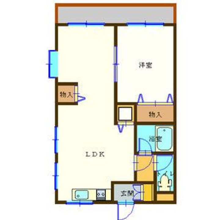 栃木県宇都宮市若松原1(マンション)の賃貸物件の間取り